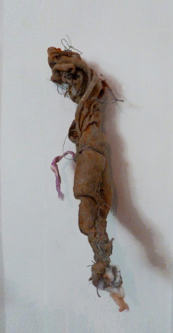 Nothing Left To Give. fabric, wire and filler 2012 sculptures andrew litten